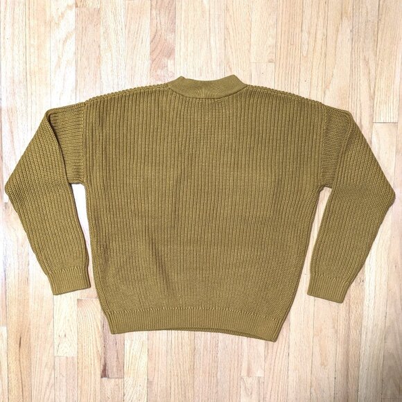 SOLD - SÉZANE Caleb Jumper in Brown Gold Size S (NEW WITH TAGS) - Picture 2 of 5
